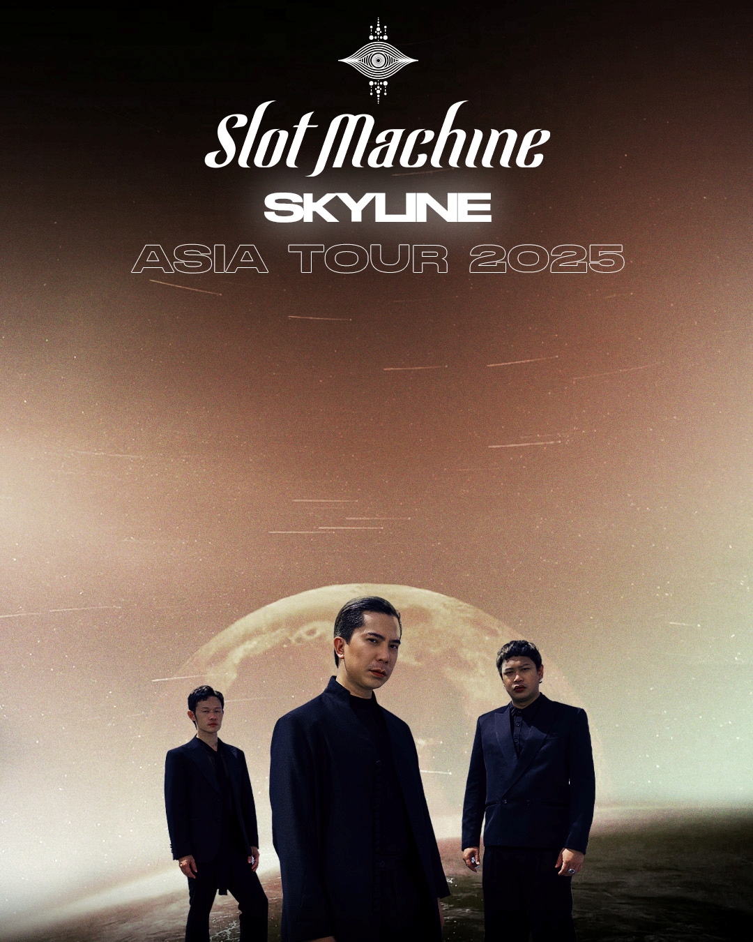Slot Machine บุกเอเชีย! ประกาศทัวร์ใหญ่ Skyline Asia Tour 2025 พร้อมระเบิดความมันส์ พบแฟนเพลง 6 ประเทศเต็มพิกัด!!